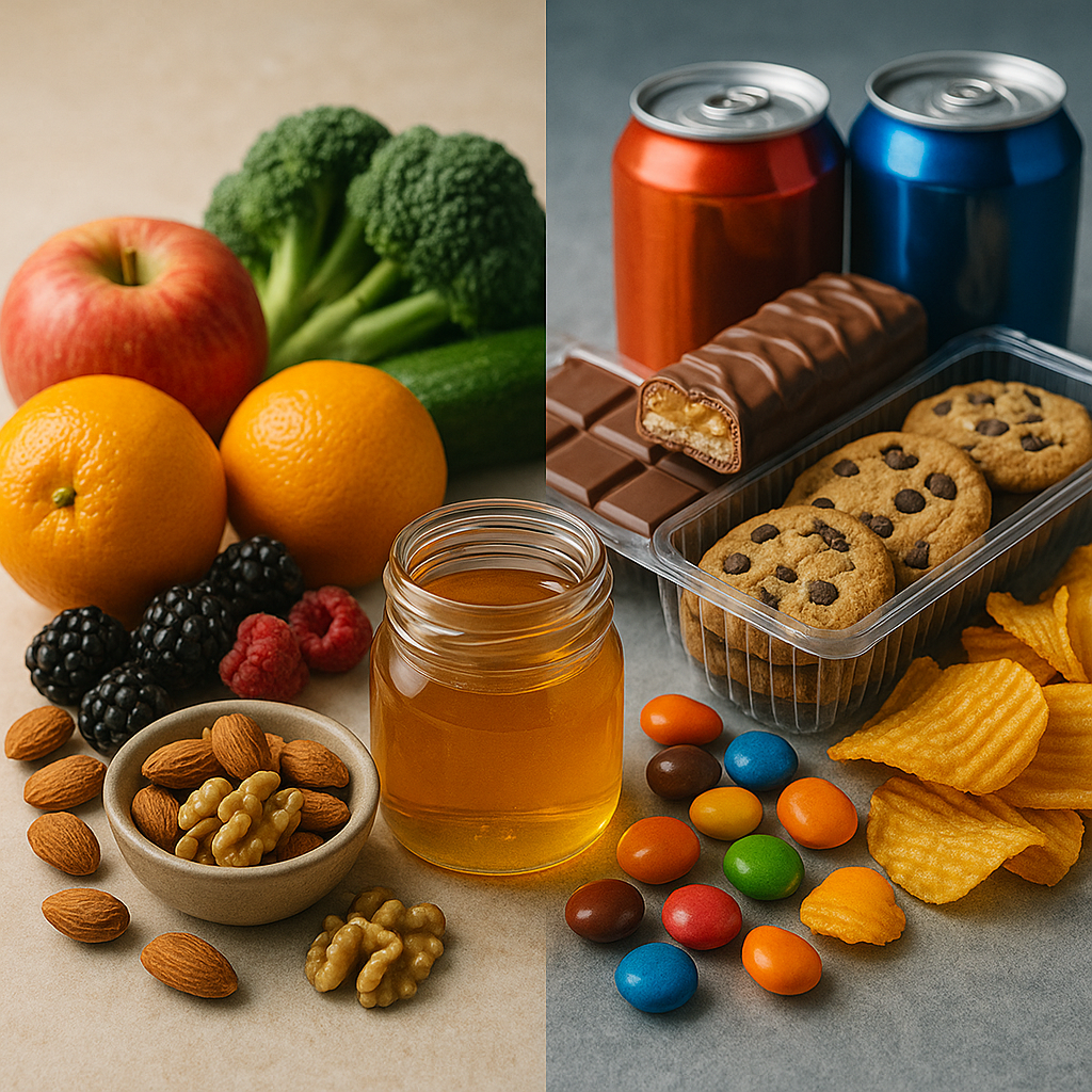 şekerli ürünler sağlığa zararlıdır. onları az tüketmek gerekir.