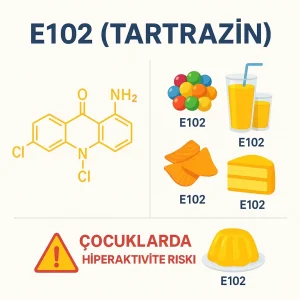 E102 (Tartrazin) Nedir? Zararlı mı? Çocuklarımızı Koruma Rehberi